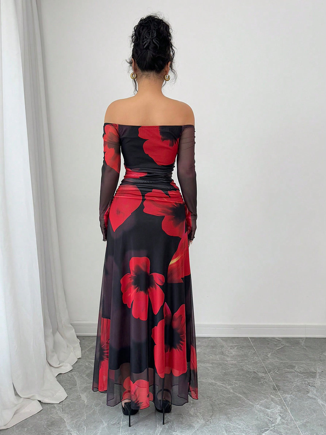 Rochie maxi SHEIN, negru