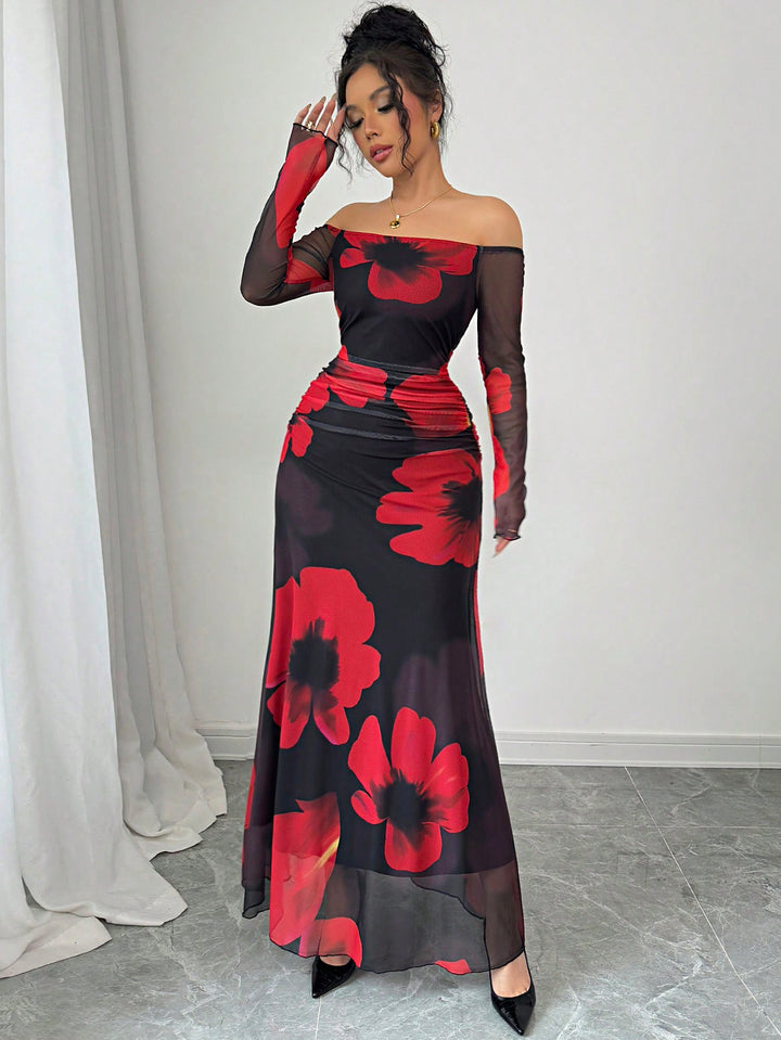 Rochie maxi SHEIN, negru