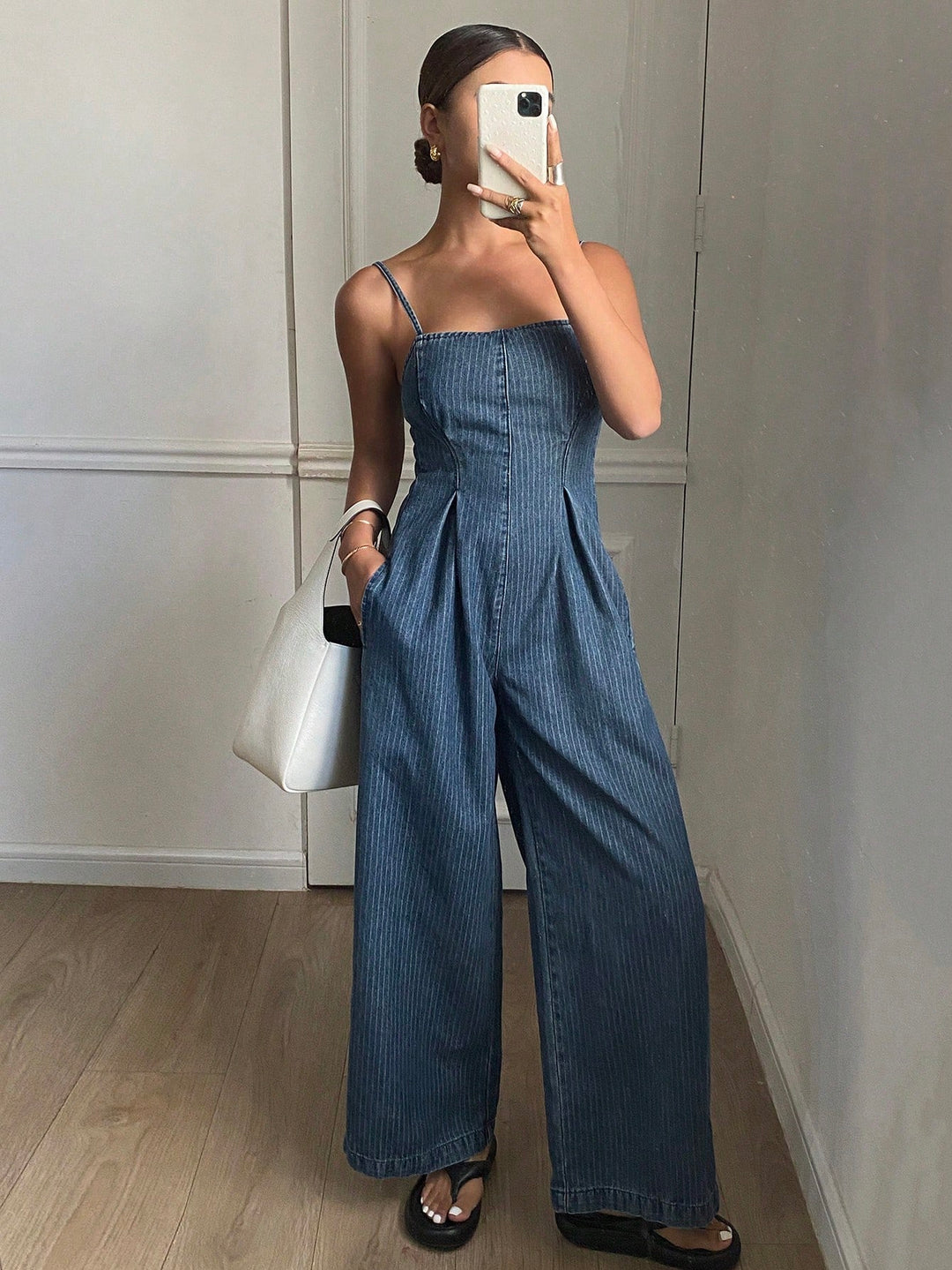 Salopetă lungă SHEIN, albastru
