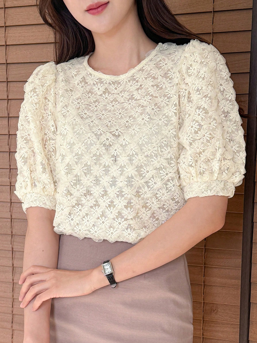 Tricou SHEIN, bej