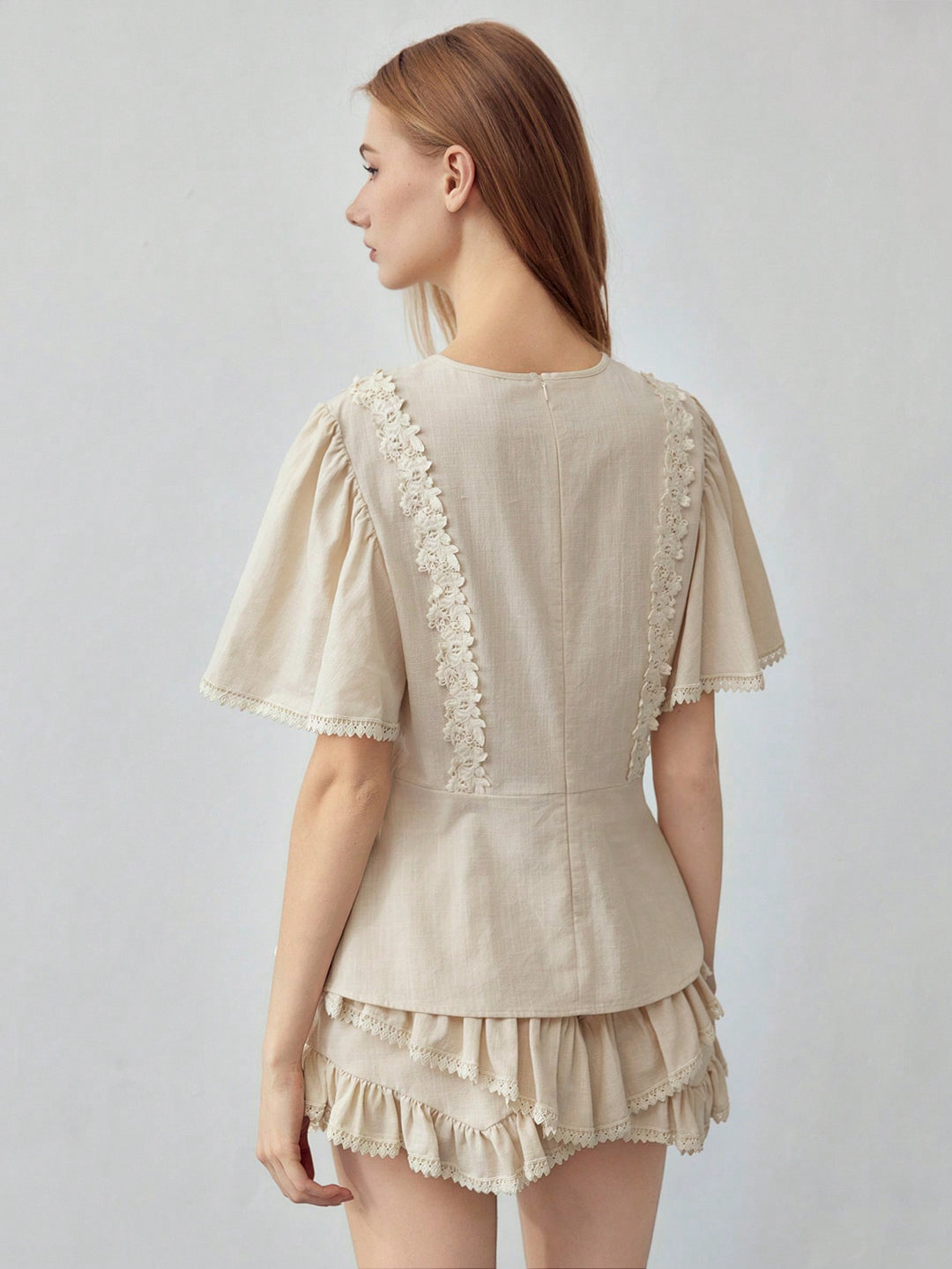 Top SHEIN, portocaliu
