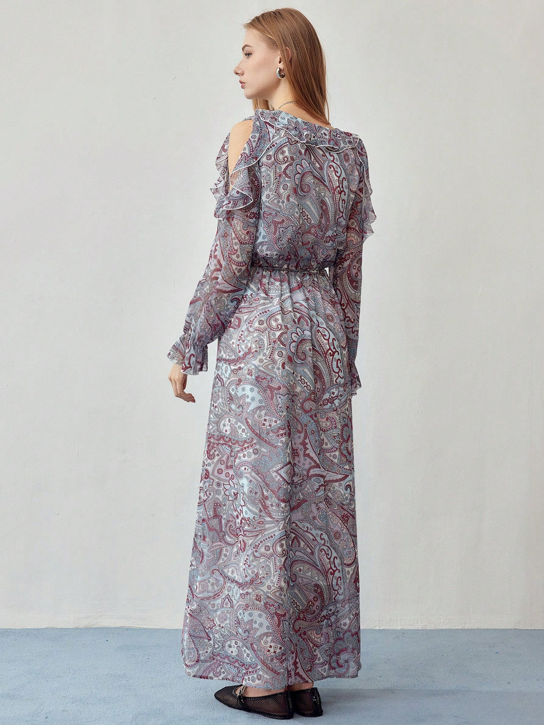 Rochie maxi SHEIN, mix culori