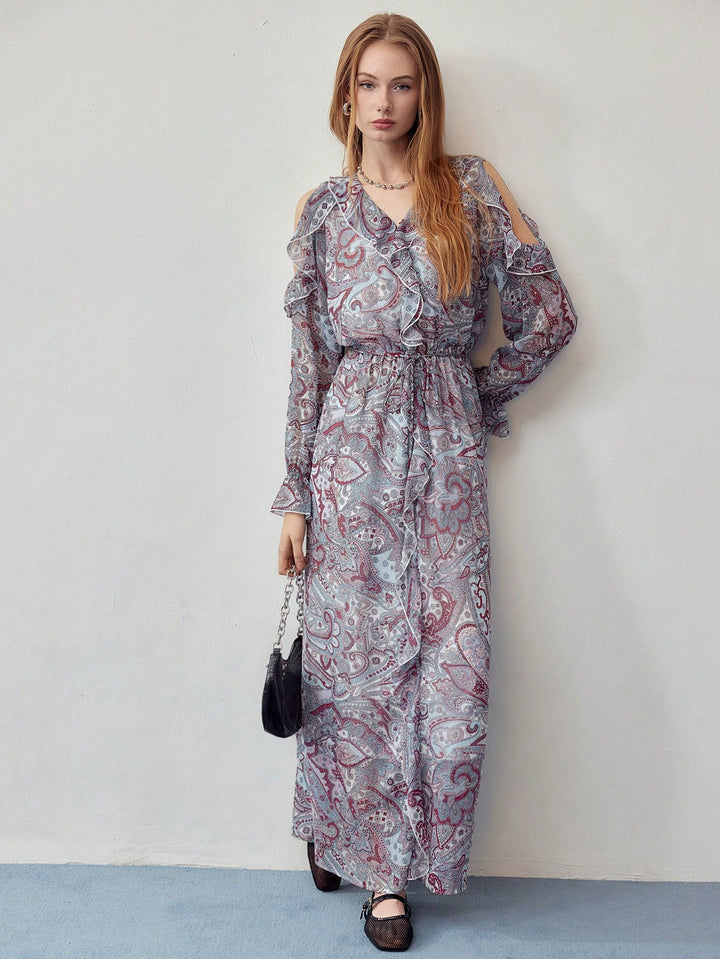 Rochie maxi SHEIN, mix culori