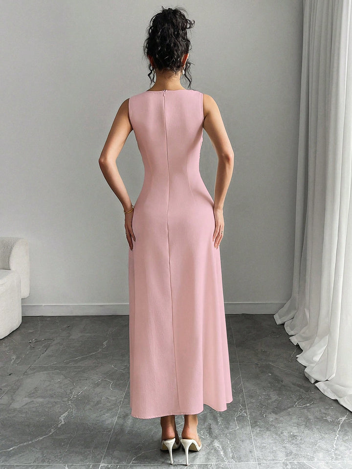 Rochie midi SHEIN, roz