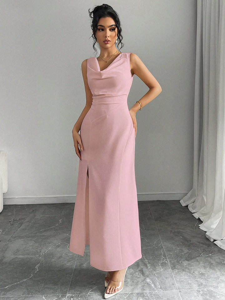 Rochie midi SHEIN, roz