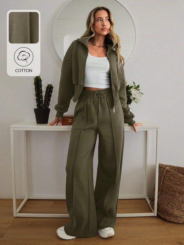 SHEIN szett, khaki