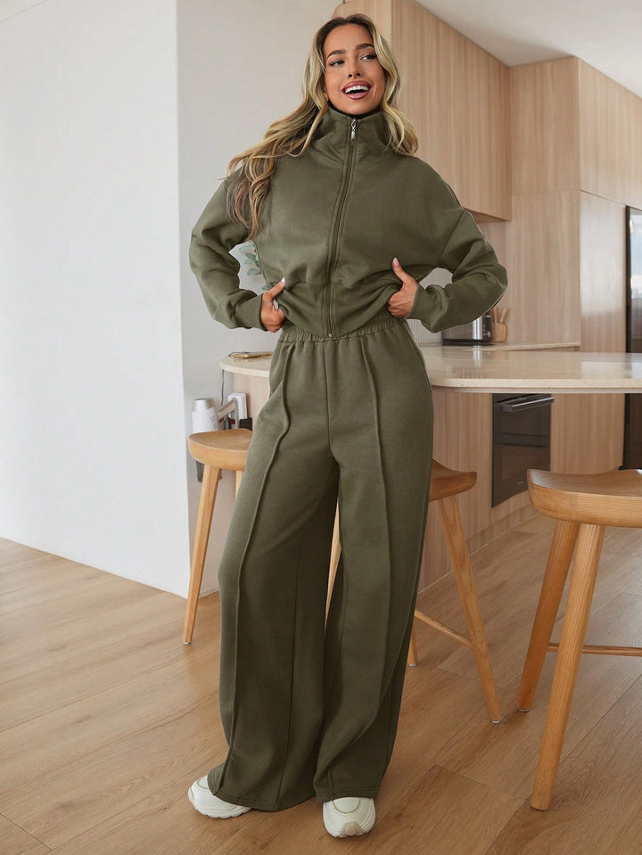 SHEIN szett, khaki