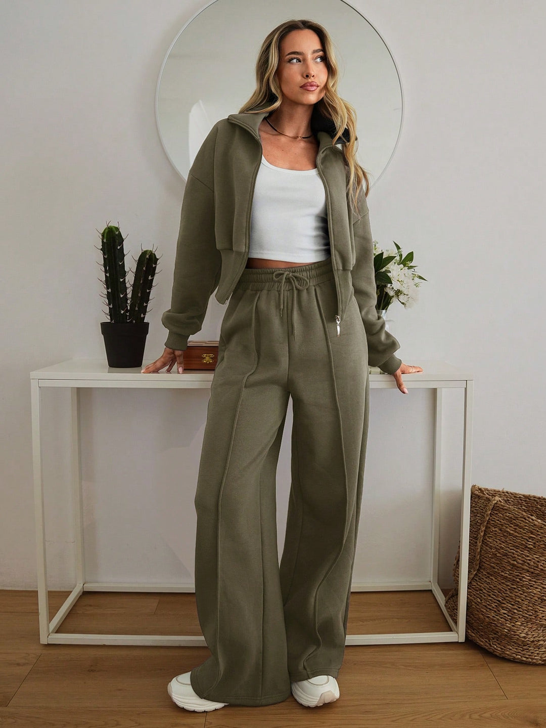 SHEIN szett, khaki