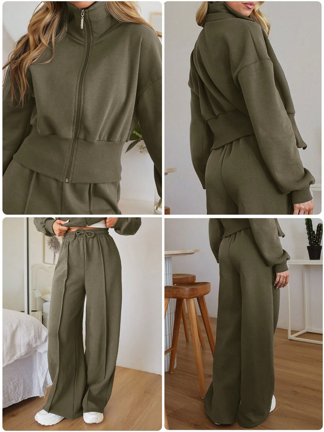 SHEIN szett, khaki