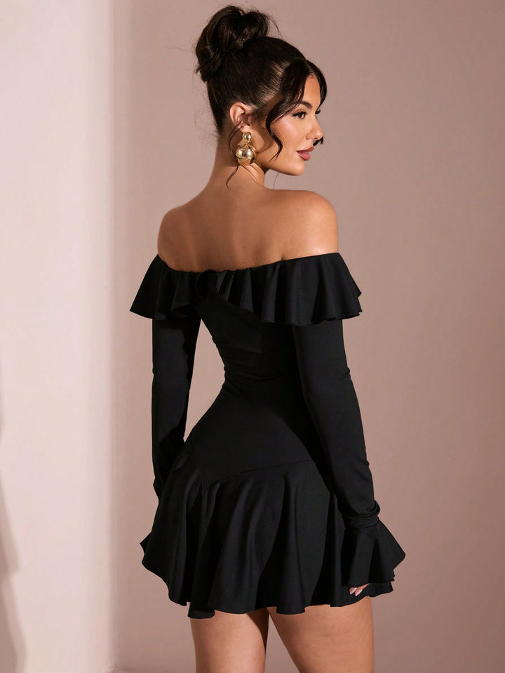 Rochie mini SHEIN, negru