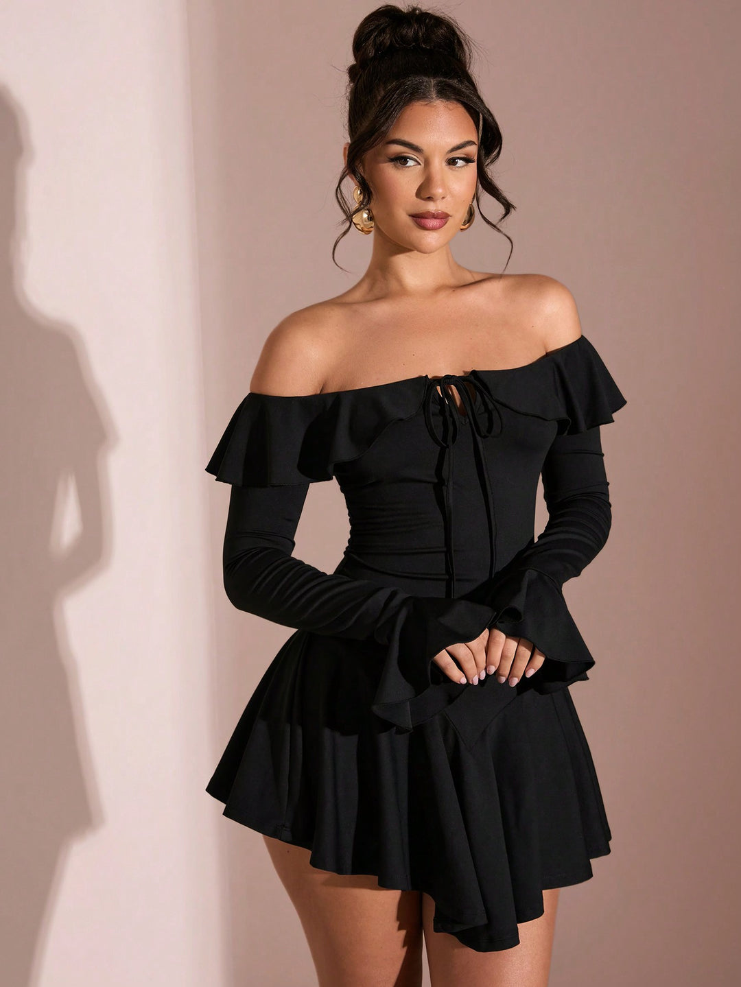 Rochie mini SHEIN, negru