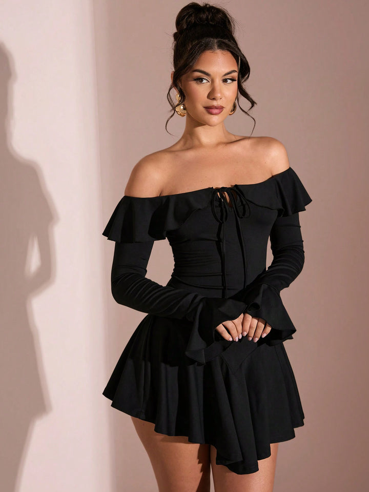 Rochie mini SHEIN, negru
