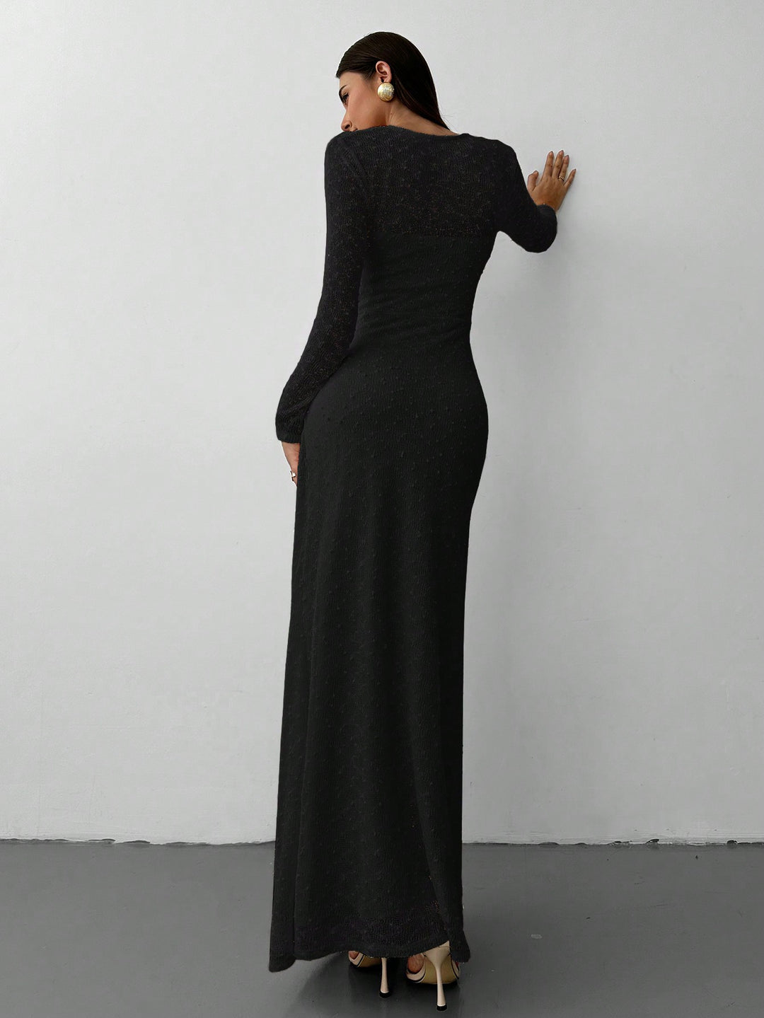 Rochie maxi SHEIN, negru