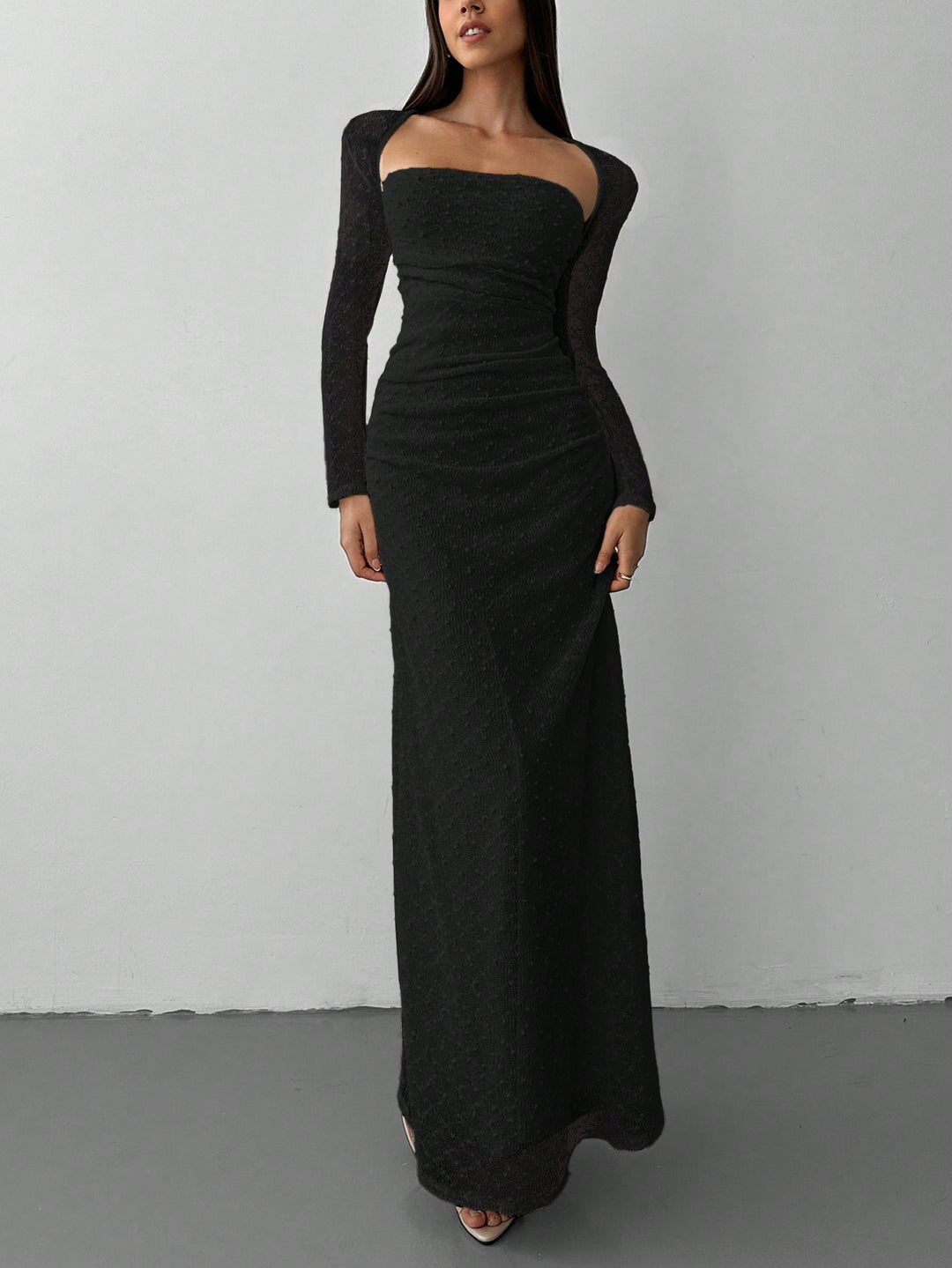 Rochie maxi SHEIN, negru
