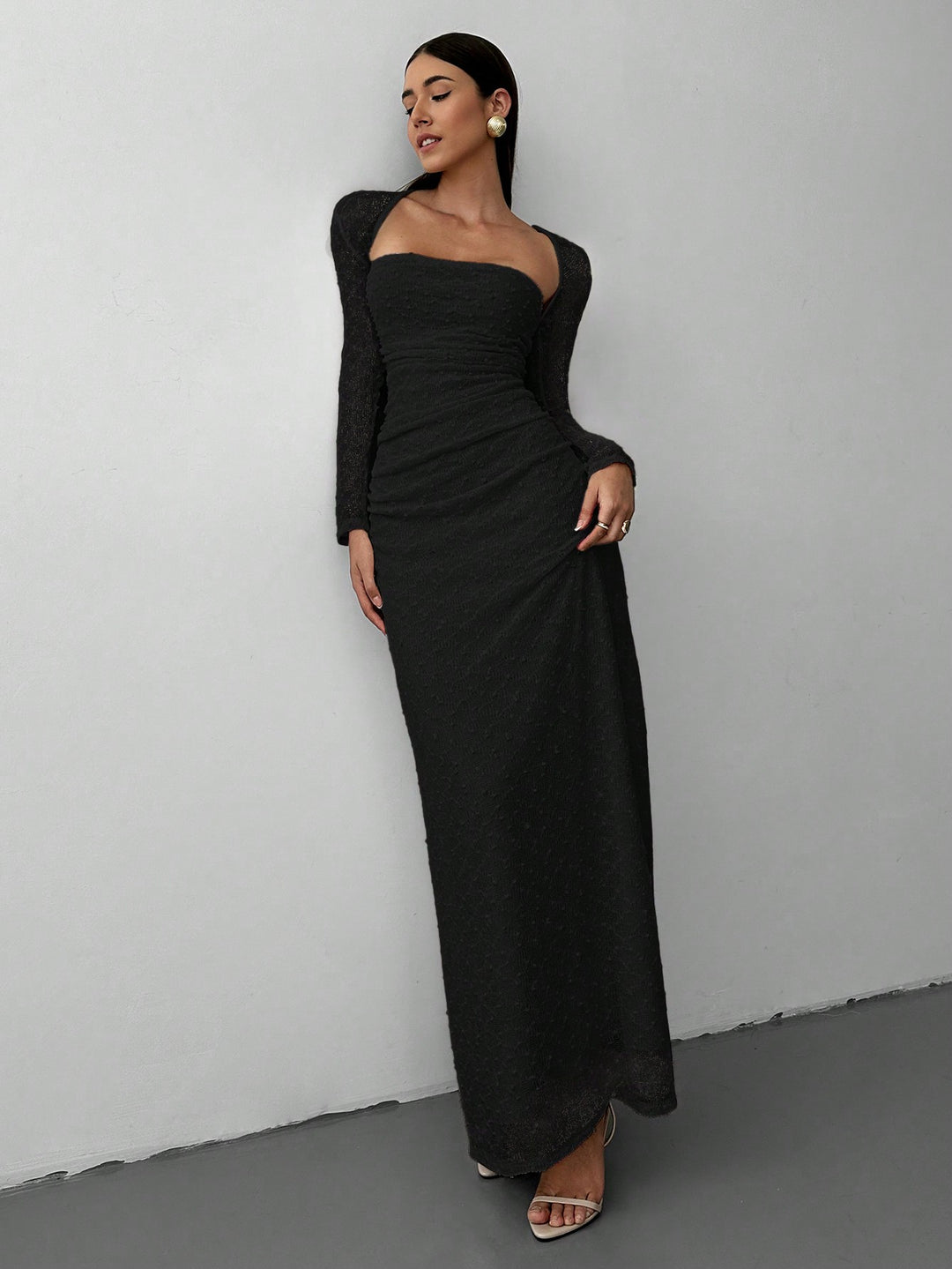 Rochie maxi SHEIN, negru