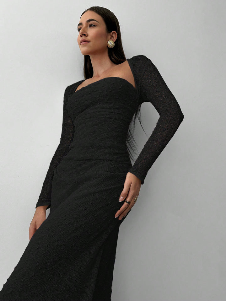 Rochie maxi SHEIN, negru