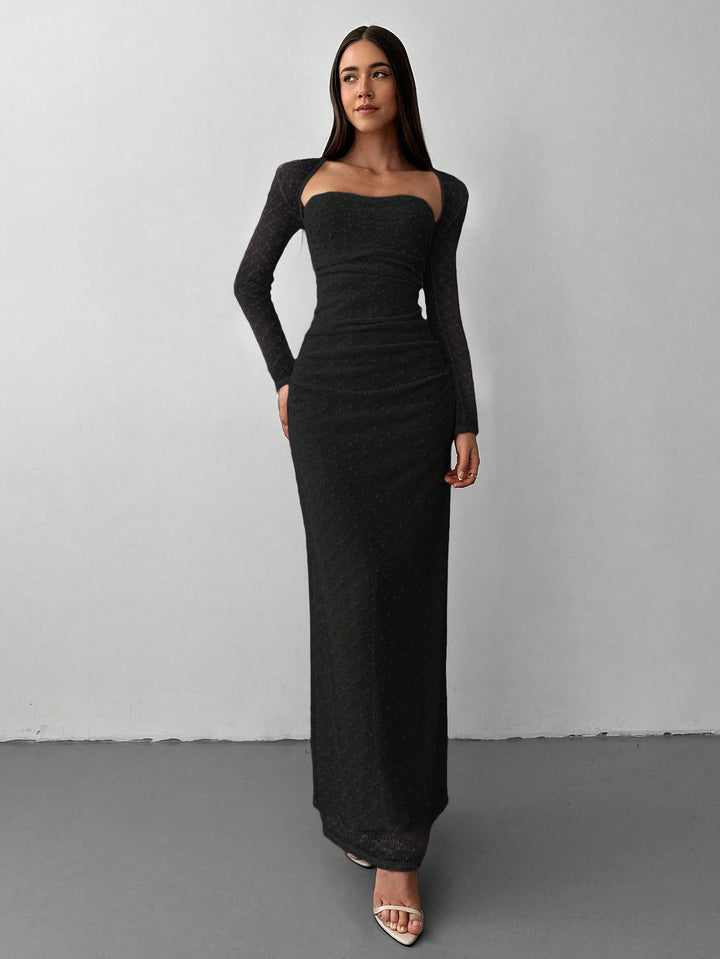 Rochie maxi SHEIN, negru