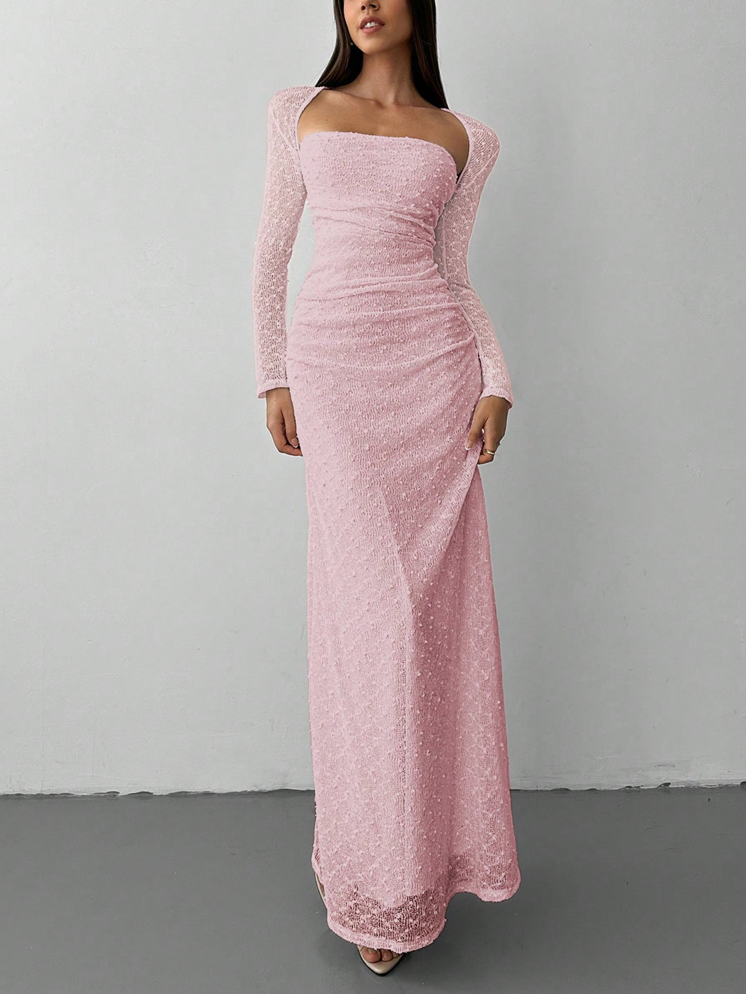 Rochie maxi SHEIN, roz