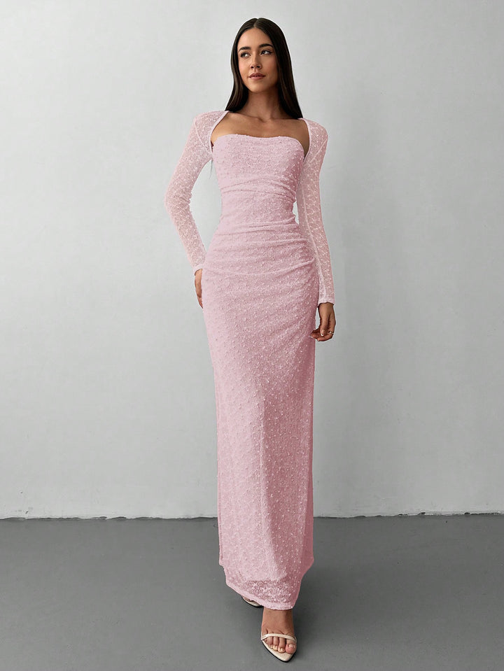 Rochie maxi SHEIN, roz