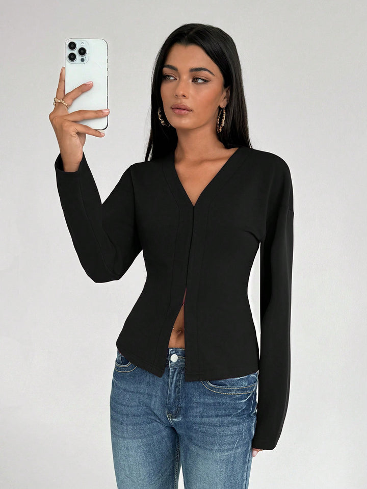 Cardigan SHEIN, negru