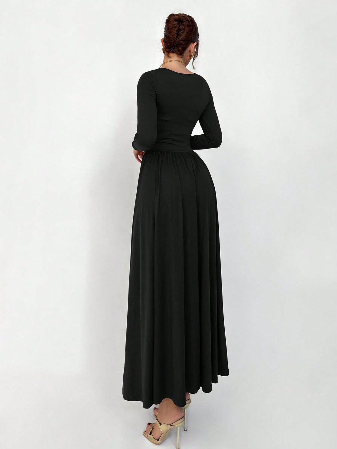 Rochie maxi SHEIN, negru