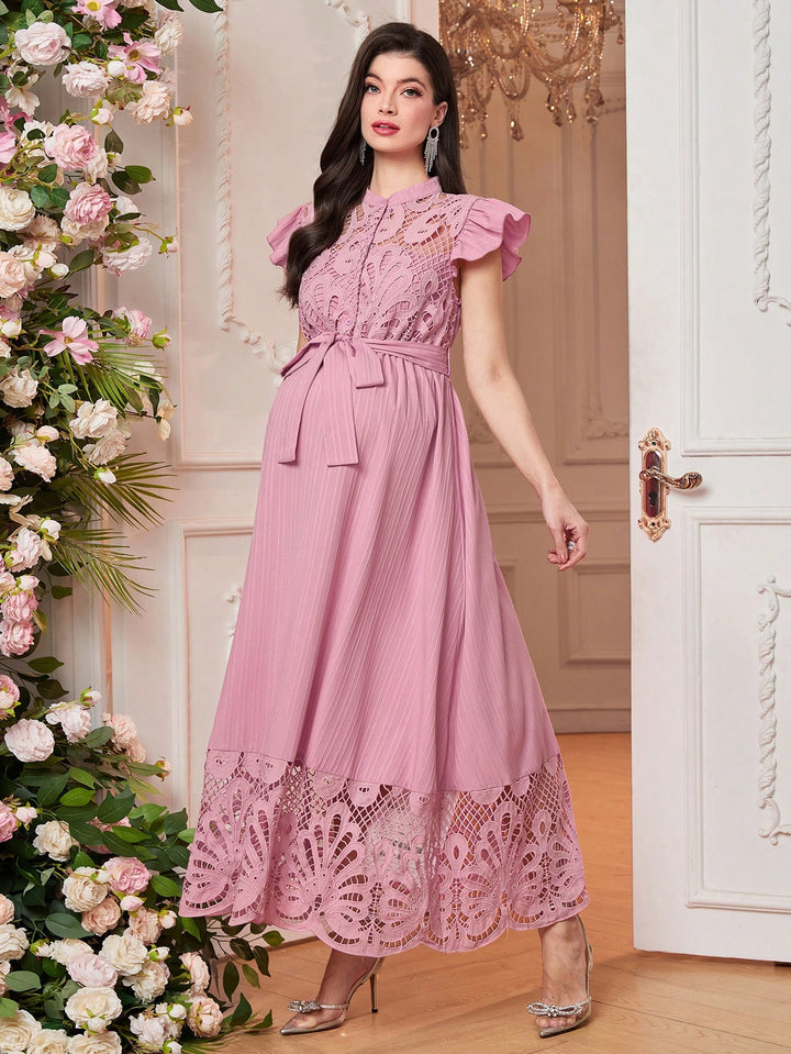 Rochie maxi SHEIN, roz