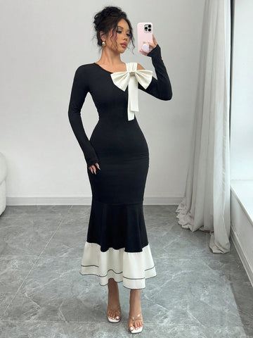 Rochie maxi SHEIN, mix culori
