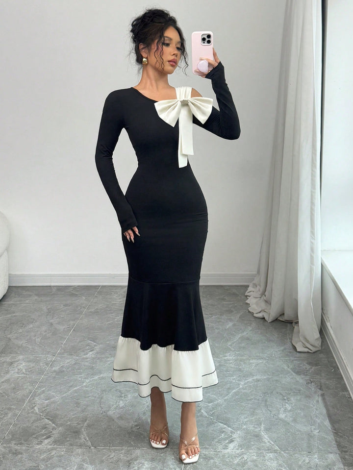 Rochie maxi SHEIN, portocaliu