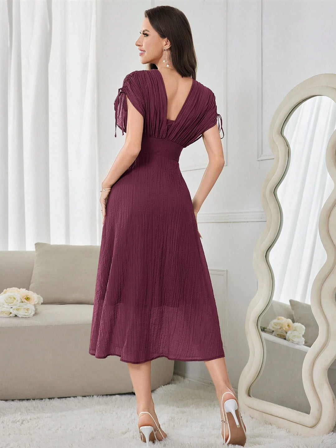 Rochie midi SHEIN, mov
