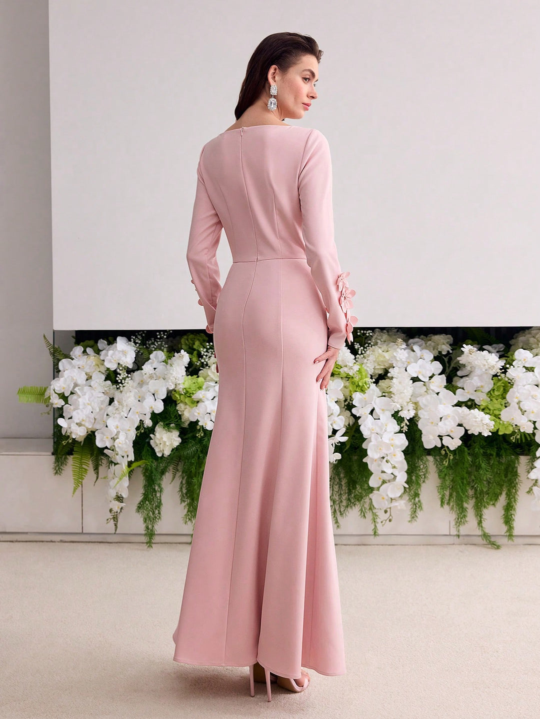 Rochie maxi SHEIN, roz