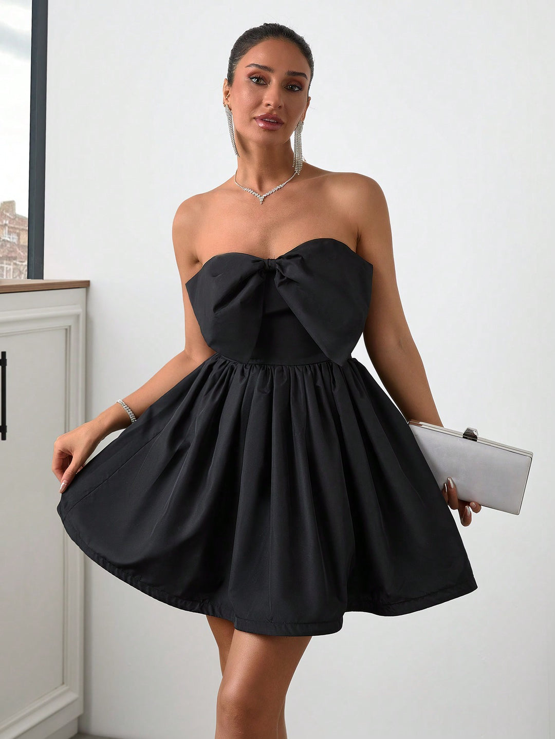 Rochie mini SHEIN, negru