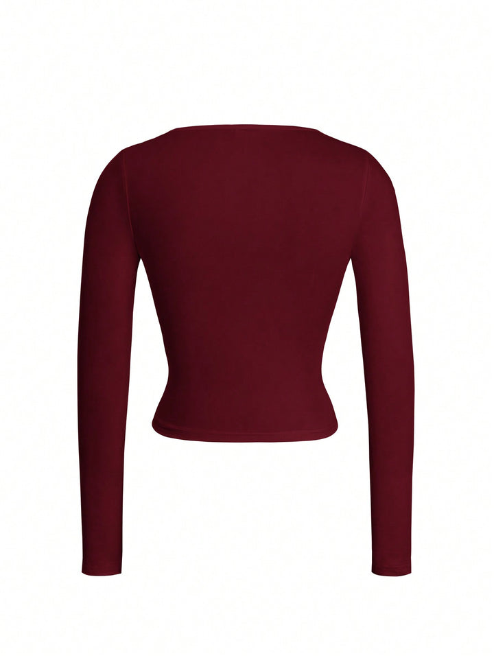 Top SHEIN, vișiniu