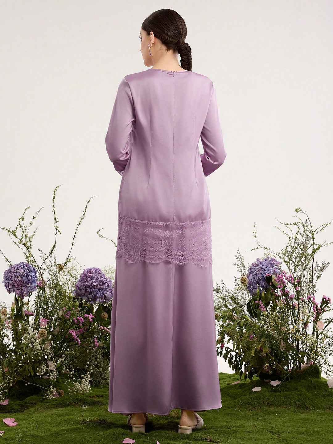 SHEIN nadrágkosztüm, lila