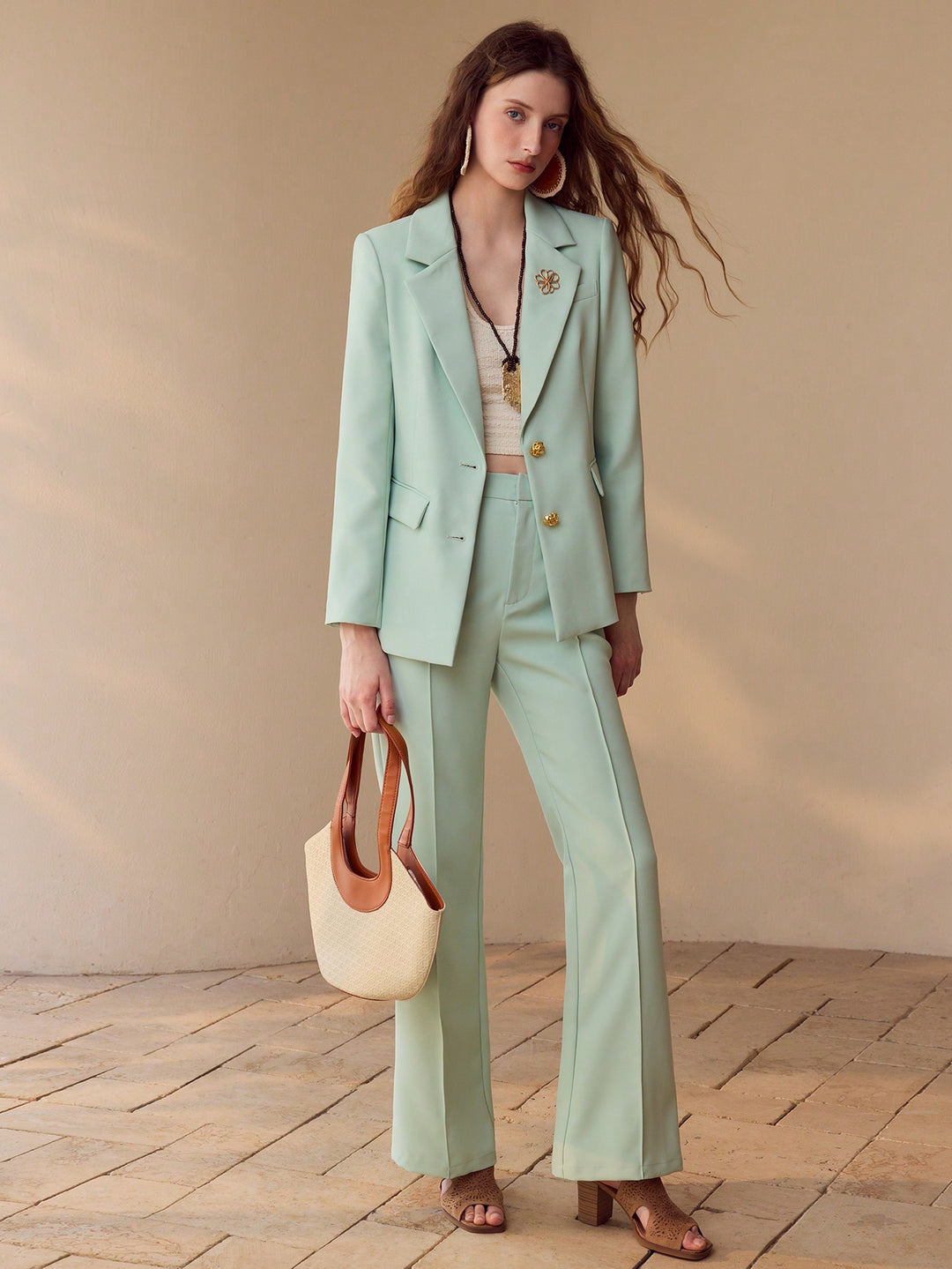 Sacou SHEIN, verde