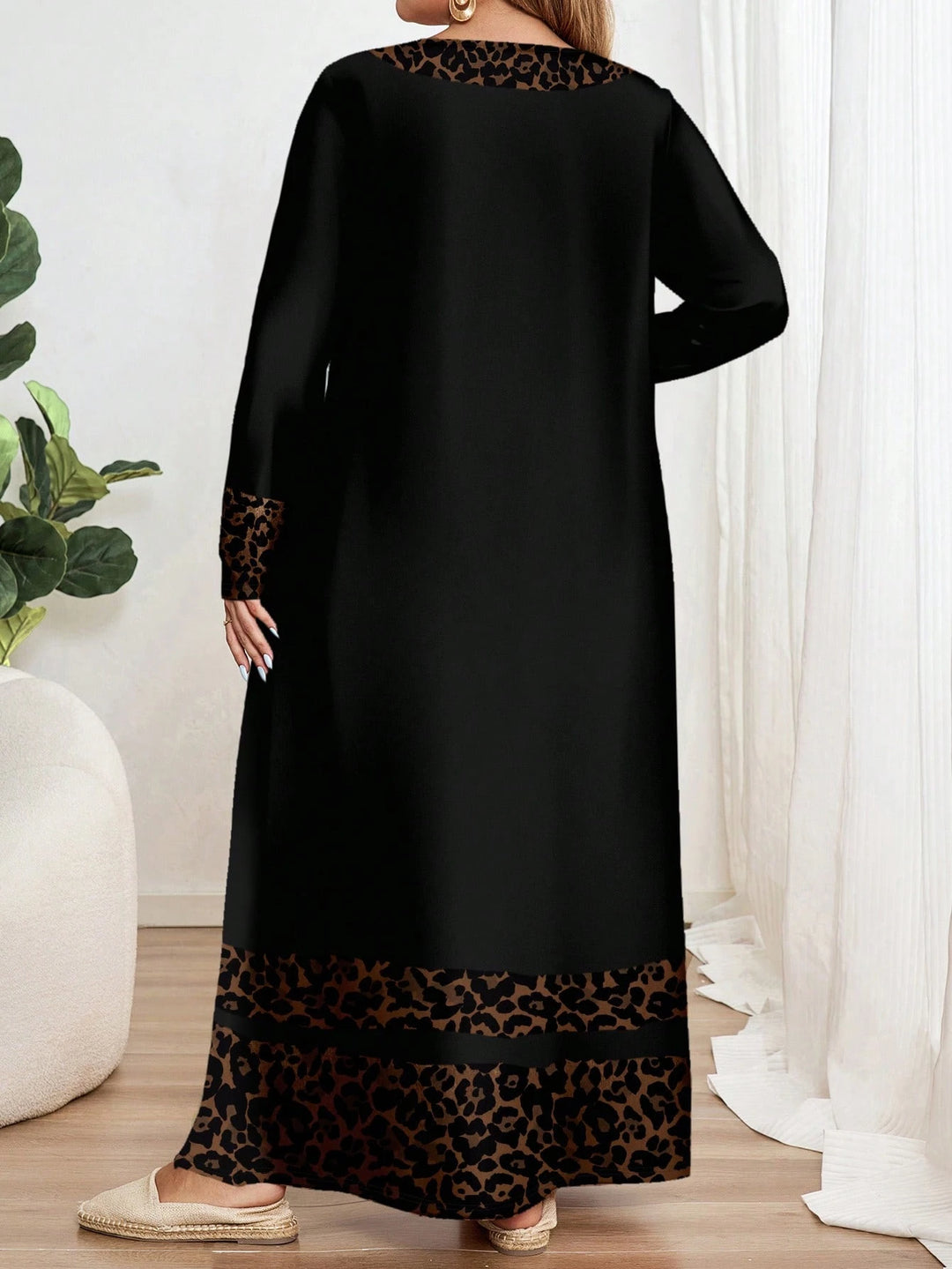 Rochie maxi SHIEN, negru
