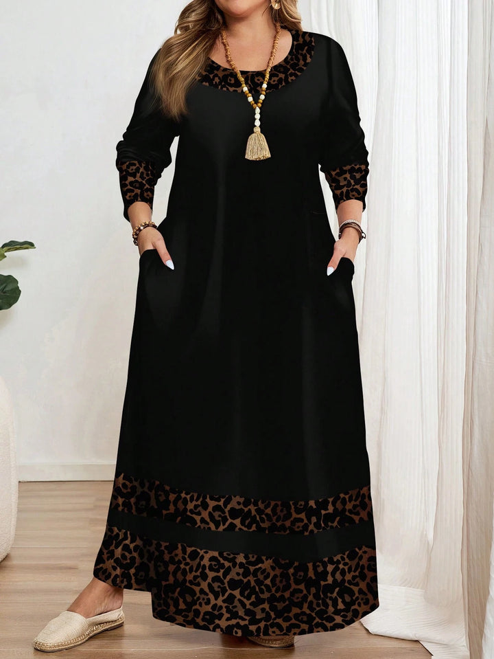 Rochie maxi SHIEN, negru