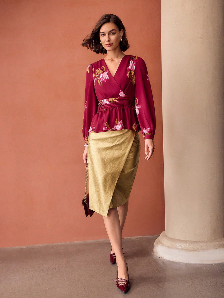 Bluza peplum SHEIN