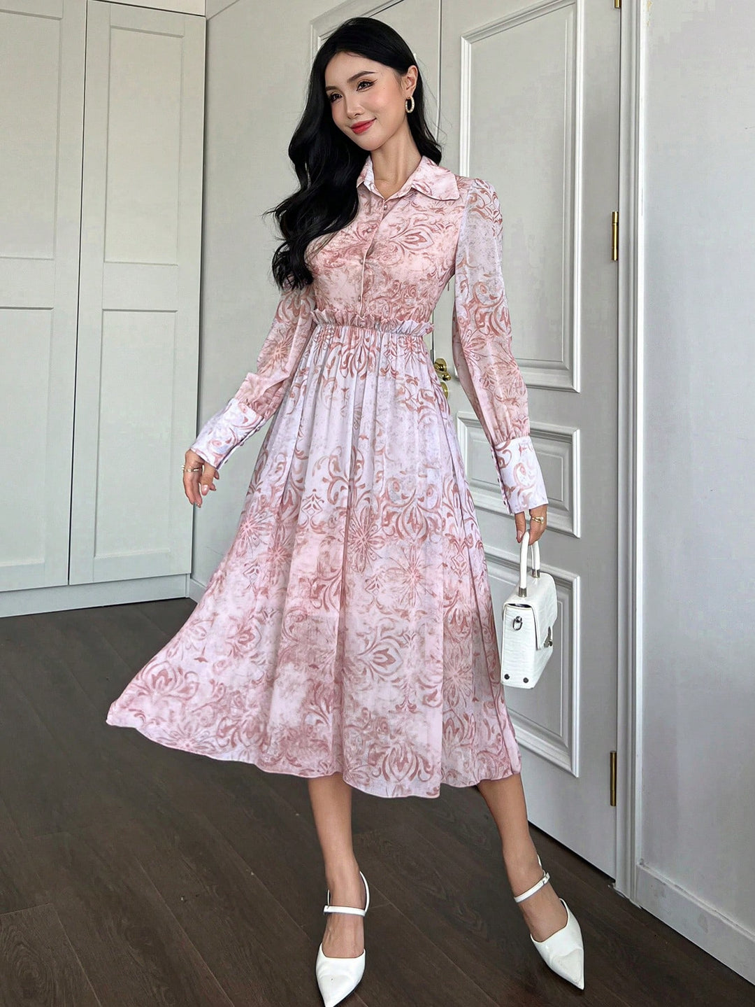 Rochie midi SHEIN, mix culori
