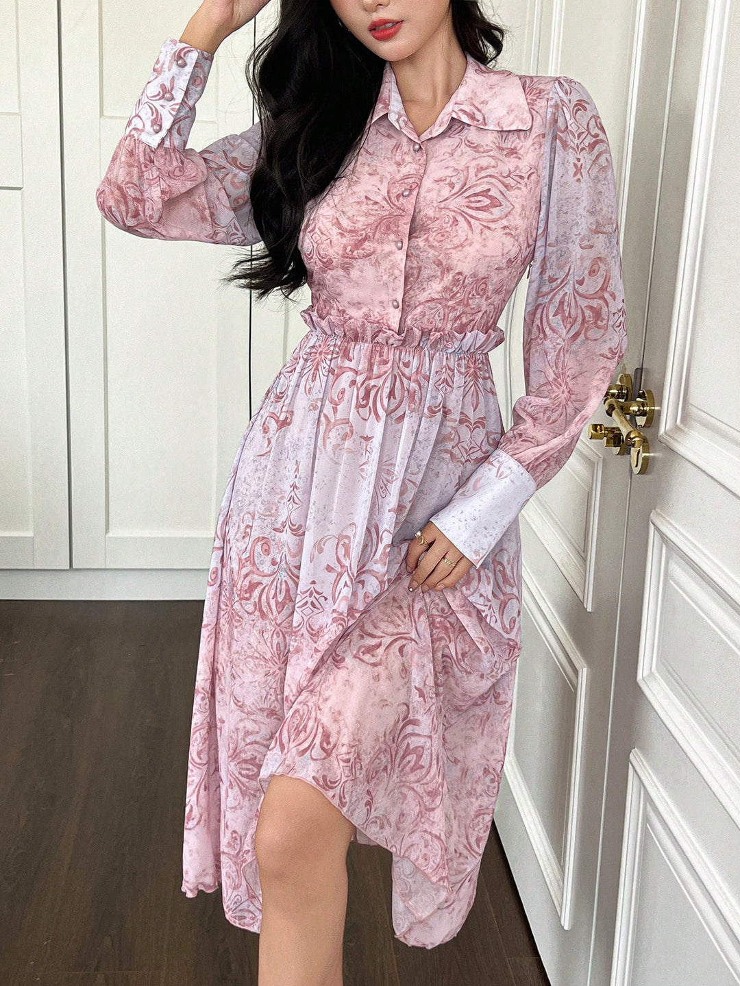 Rochie midi SHEIN, mix culori