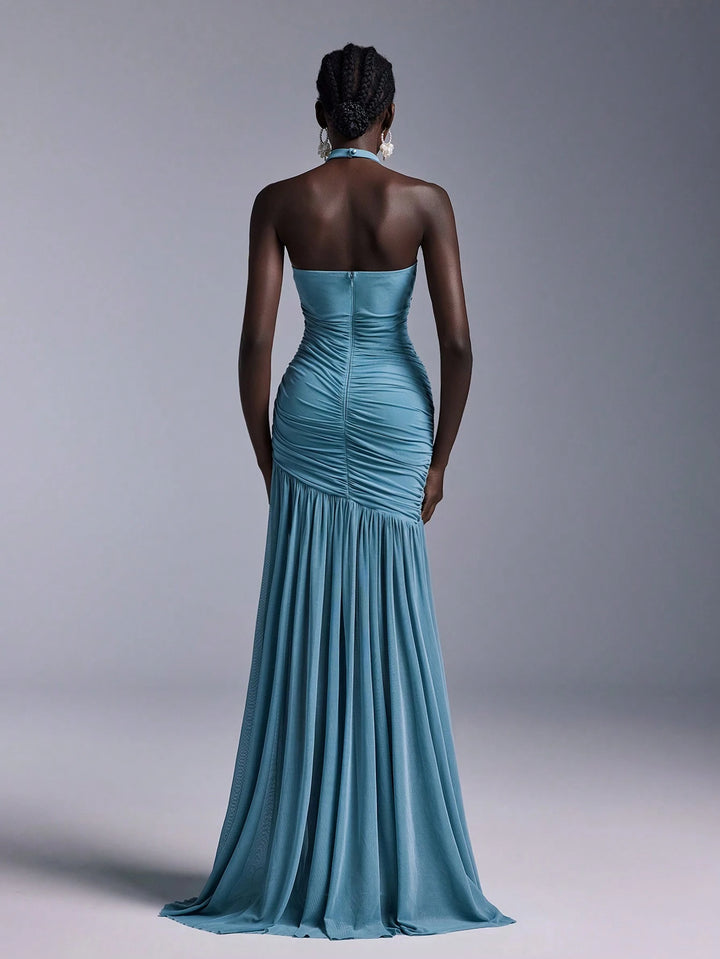 Rochie maxi SHEIN, albastru