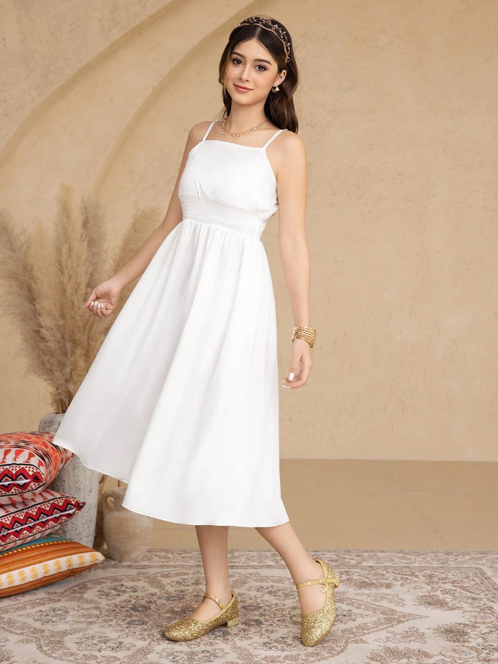 Set rochie și cardigan SHEIN, alb