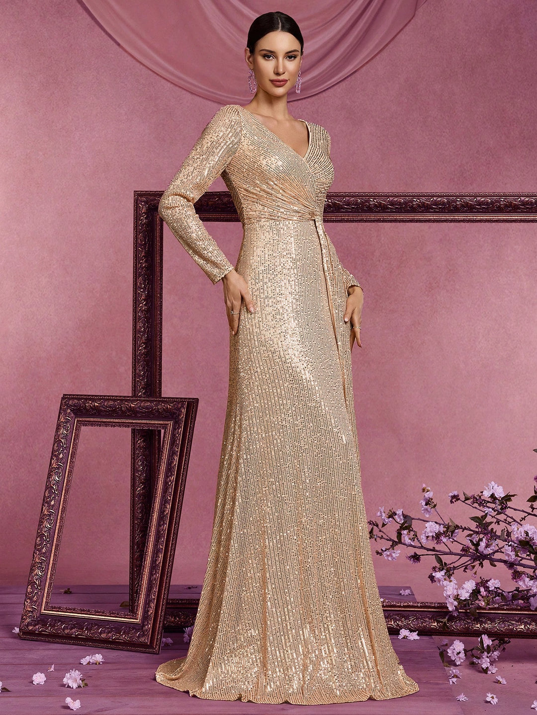 Rochie SHEIN, auriu