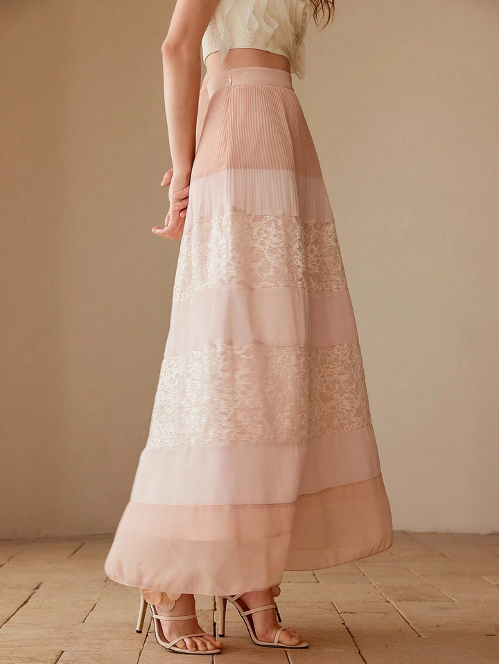 SHEIN maxiszoknya, rózsaszín