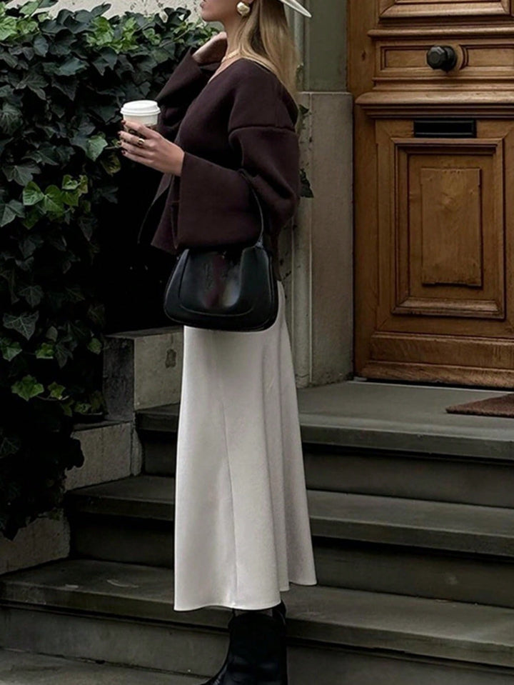 Cardigan SHEIN, maro