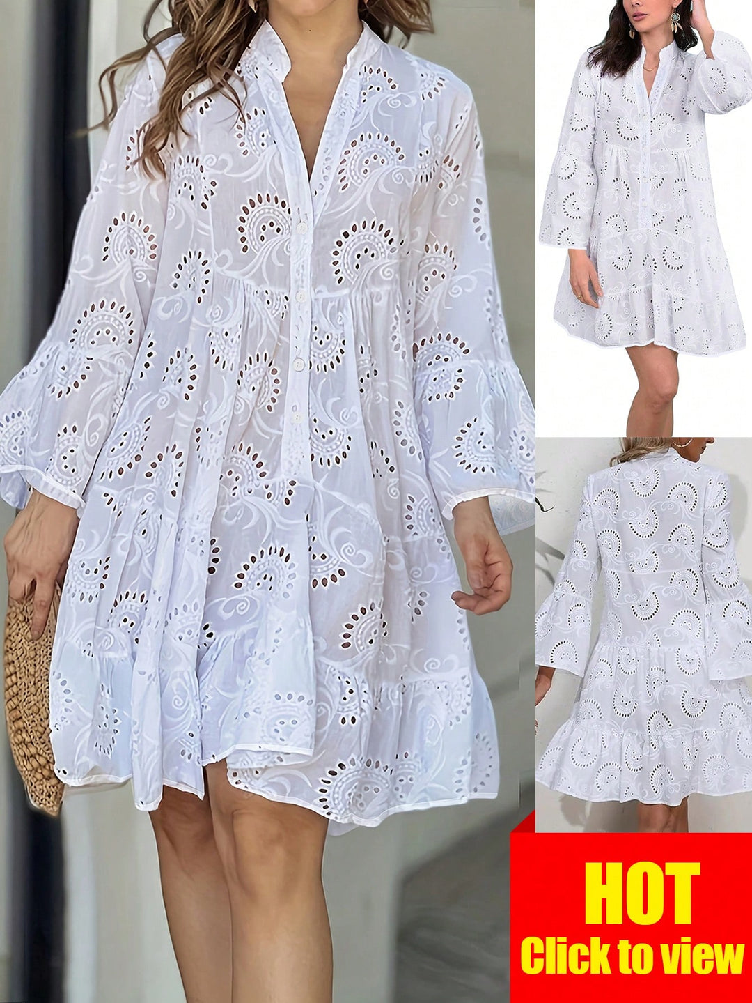 Rochie SHEIN, alb