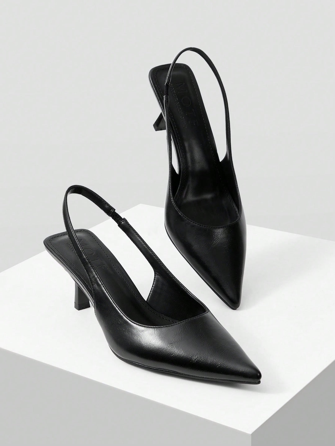 Pantofi cu toc SHEIN, negru