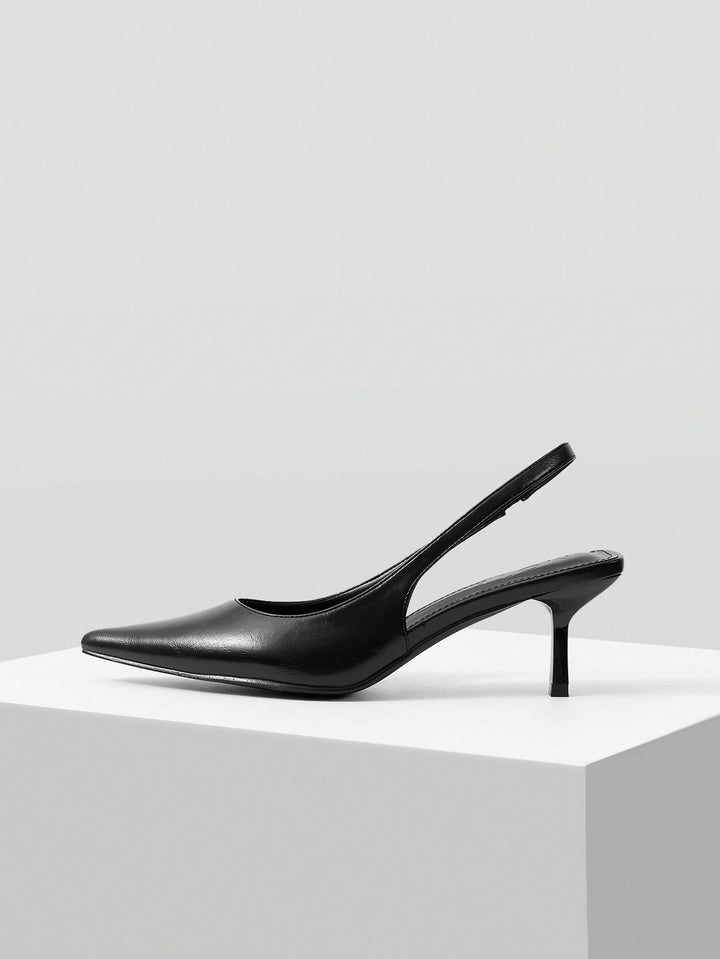Pantofi cu toc SHEIN, negru