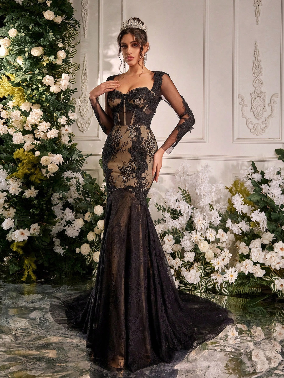 Rochie de mireasă SHEIN, negru