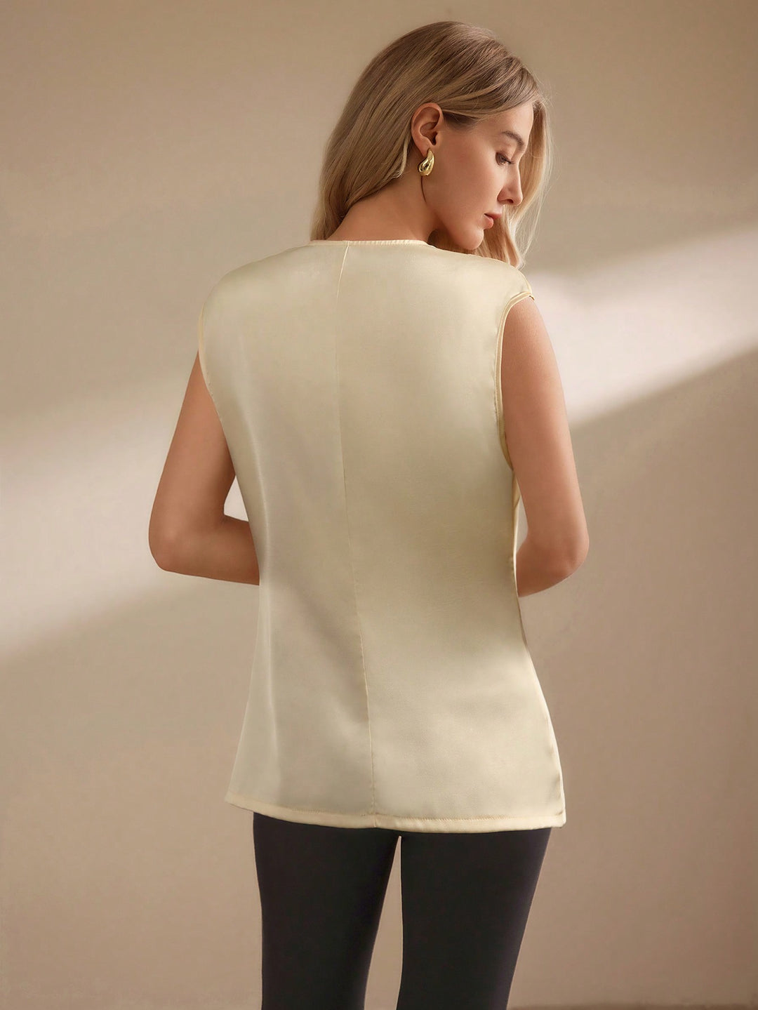 Top casual SHEIN, bej