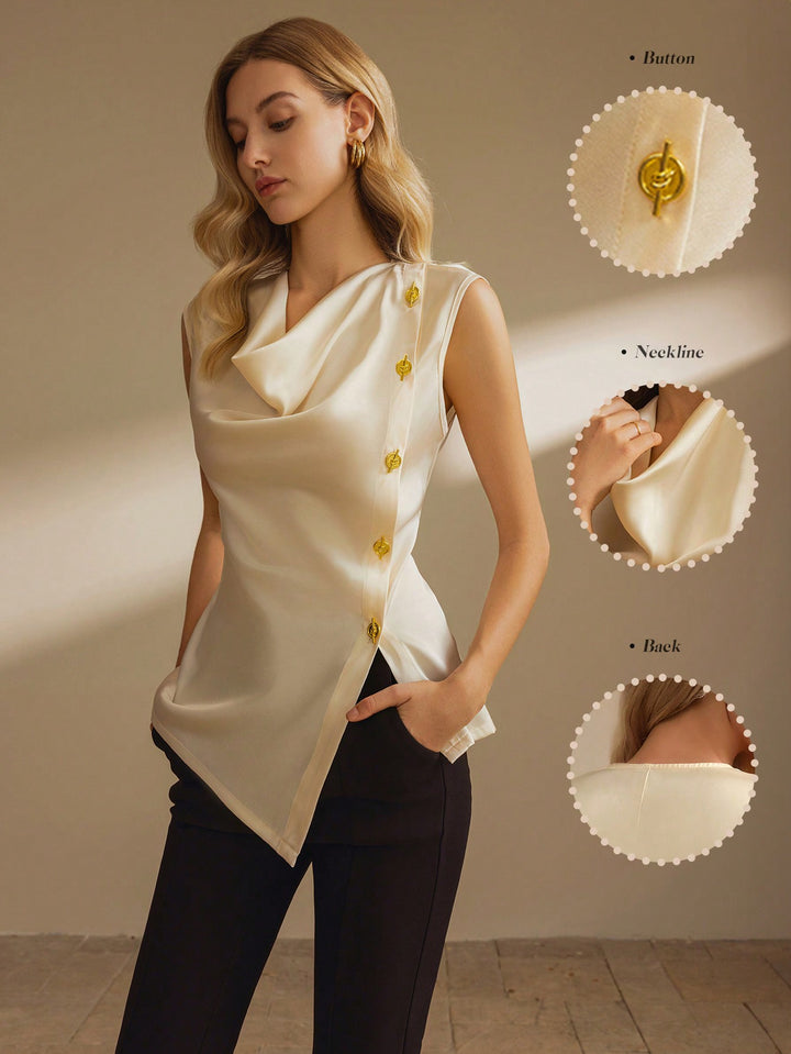 Top casual SHEIN, bej